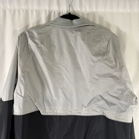 Frank Shorter Gore-Tex Jacket Men's Large Grey Black Full Zip Breathable Hooded - Picture 10 of 13